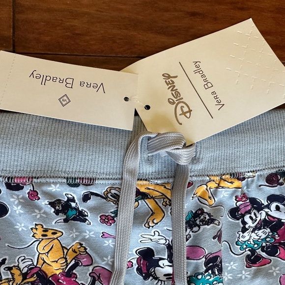 VERA BRADLEY DISNEY BANDED JOGGER PAJAMA PANTS:NWT MICKEY MOUSE FAMILY FUN (M) - Picture 9 of 12